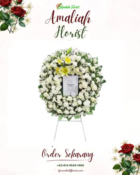 Krans Bunga Duka Samboja